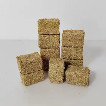 4件式模擬乾草堆比例模型擺飾 娃娃屋農場草垛微縮場景模型 DIY家居裝飾工藝品 8 最佳銷售 農舍裝飾 - №1