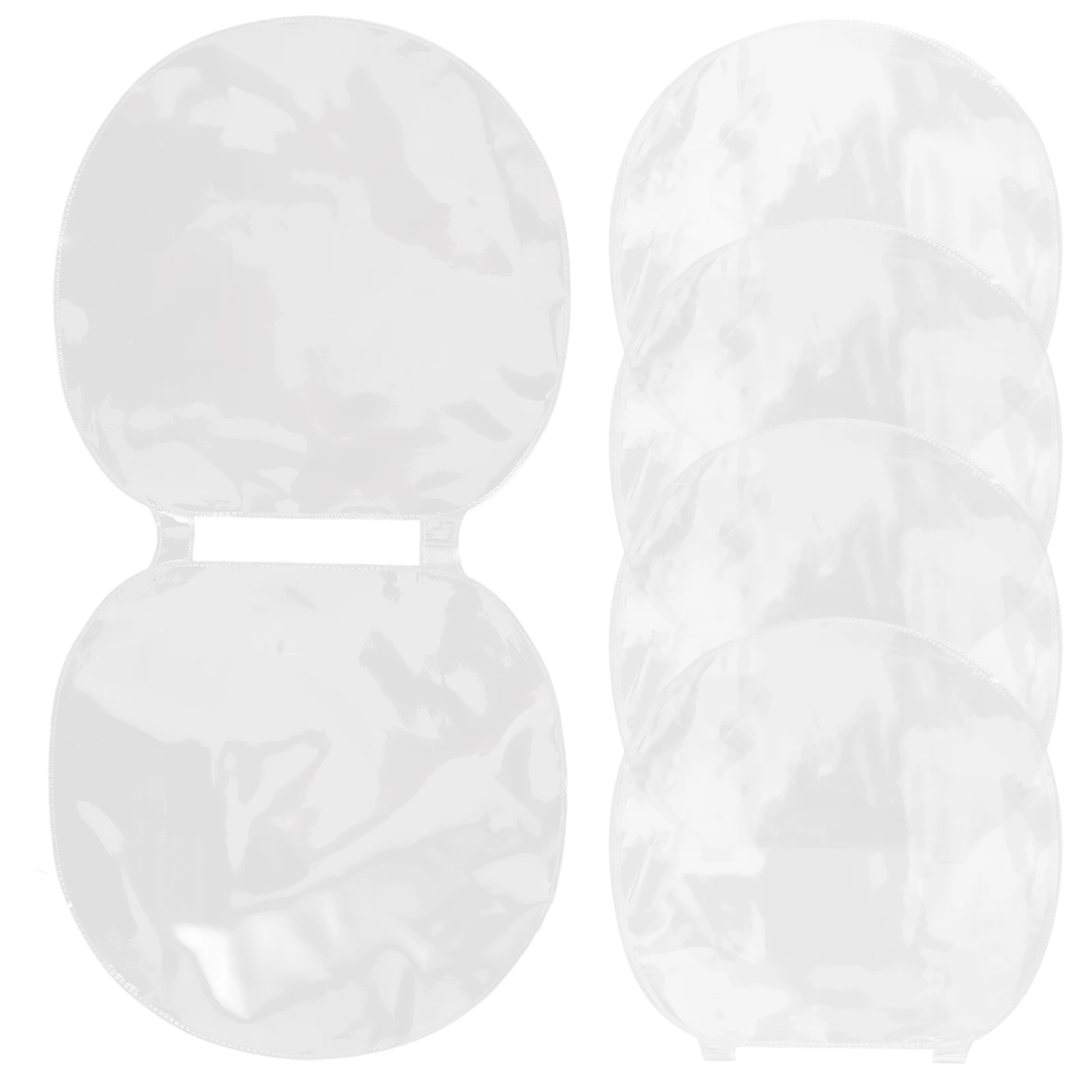 

5 Transparent Double-Sided Protective Films for Table Tennis Racket Thick Adhesive Layer Professional Paddle Guard Set of 2