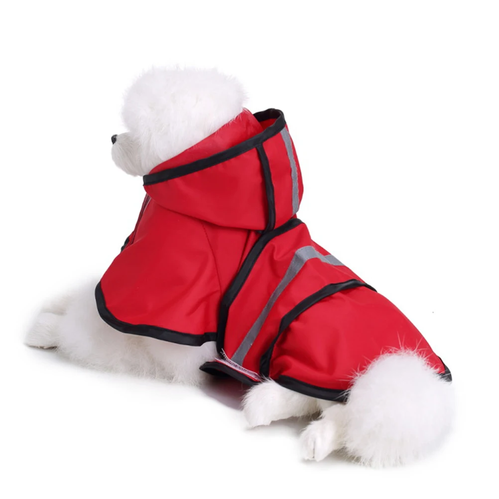 

Pet Reflective Raincoat Jacket Dog Coats Clothes for Dogs Cape Small Puppy Protective Gear