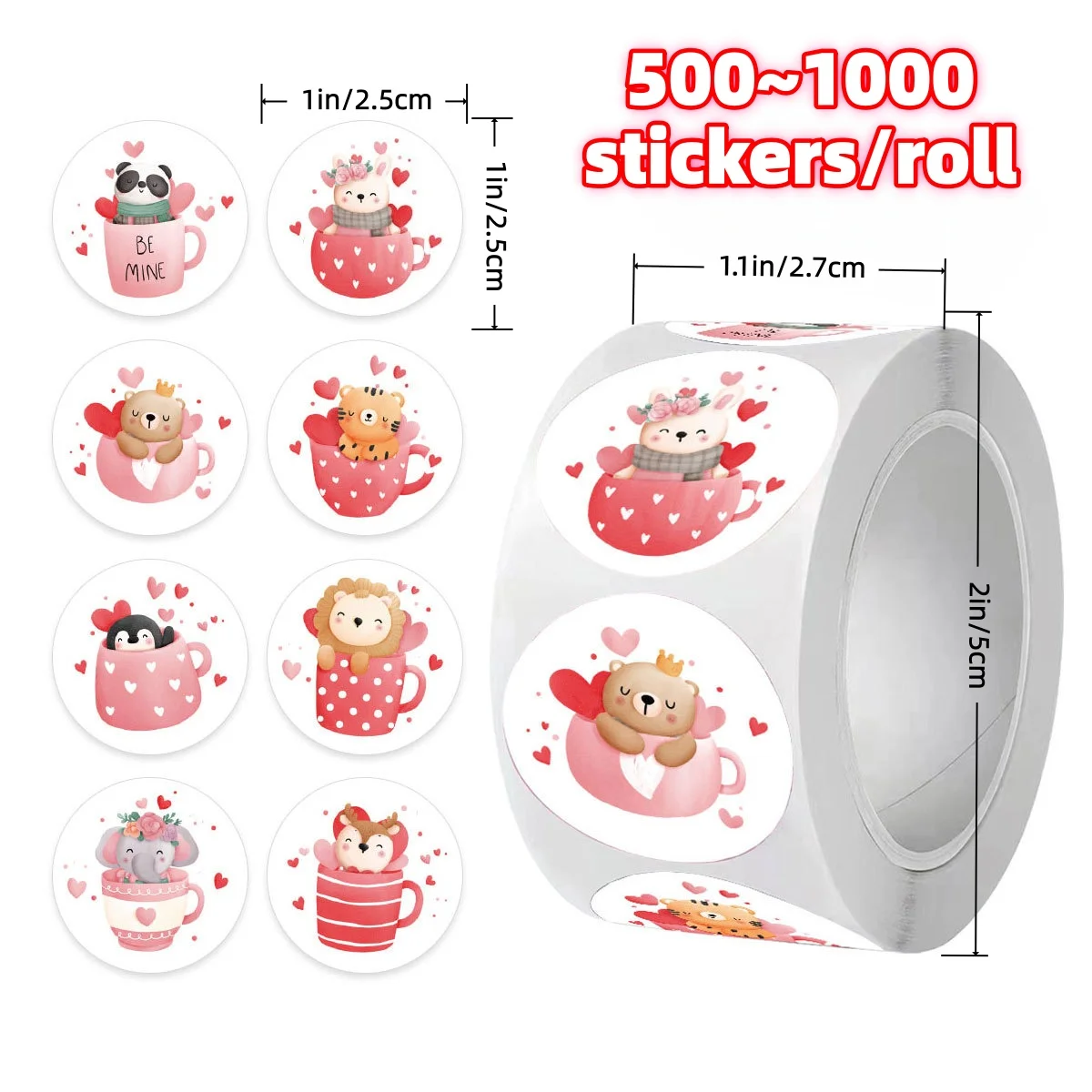 

500-1000pcs Cute Cartoon Childrens Book Paintings Animals Graffiti Stickers Laptop Phone Fridge Aesthetic Sticker for Kids Toys