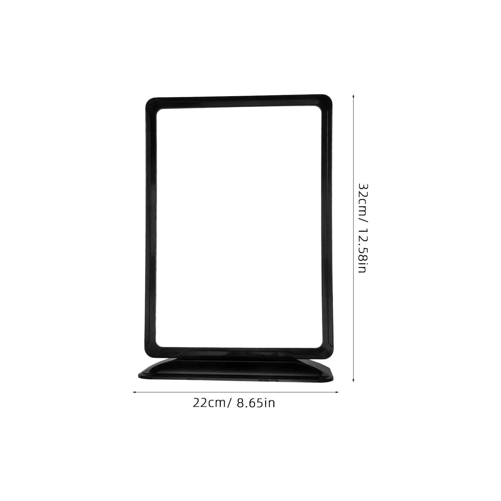 A4 Transparent Double Sided Menu Display Stand Adjustable Base Tabletop Plastic Sign Holder Business Card Holder