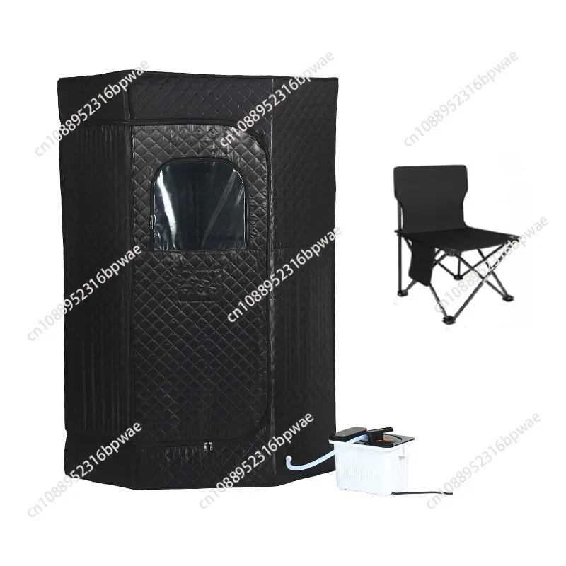 Portable Steam Sauna Tent, Home Sauna Kit, Whole Body, Large Space Spa, Steamer Room, 3L