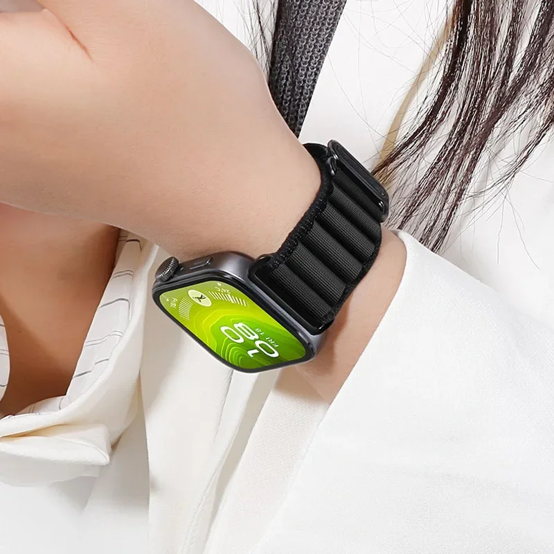 جبال الألب وتريل النايلون حلقة الفرقة لهواوي ساعة صالح 3 الرسمية الأصلي سوار معصمه لساعة هواوي صالح 4/4 برو حزام #3