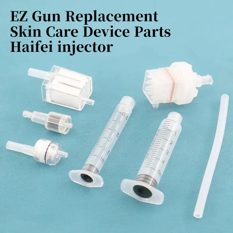 20pcs Sterility Tips Negative Pressure Filter Tube 5/9 Pins Needle For EZ Gun Replacement Skin Care Device Parts Haifei injector