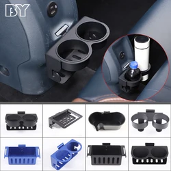 For 2022 Ford Maverick aluminum alloy black car styling rear drink holder water cup holder car interior decoration accessories