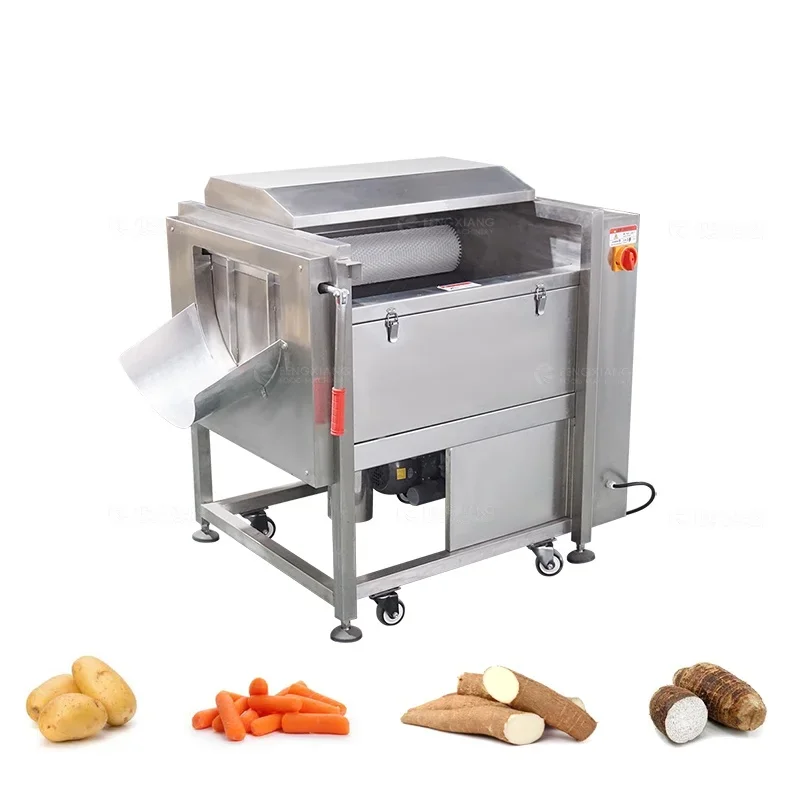 

Industrial vegetable fruit taro sweet potato cassava potato yam jicama ginger washing peeling machine washer peeler