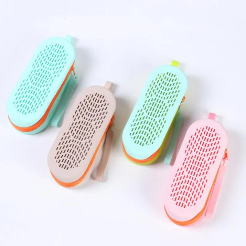 Soft Silicone Swimming Goggle Case Breathable Glasses Protector Portable Swimming Gear Storage Pouch