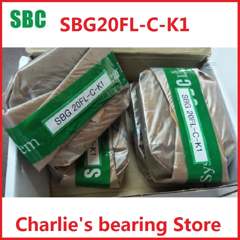 

1pc 100% brand new original genuine Korea SBC linear guide flange slide bearing SBG20FL large quantity in stock