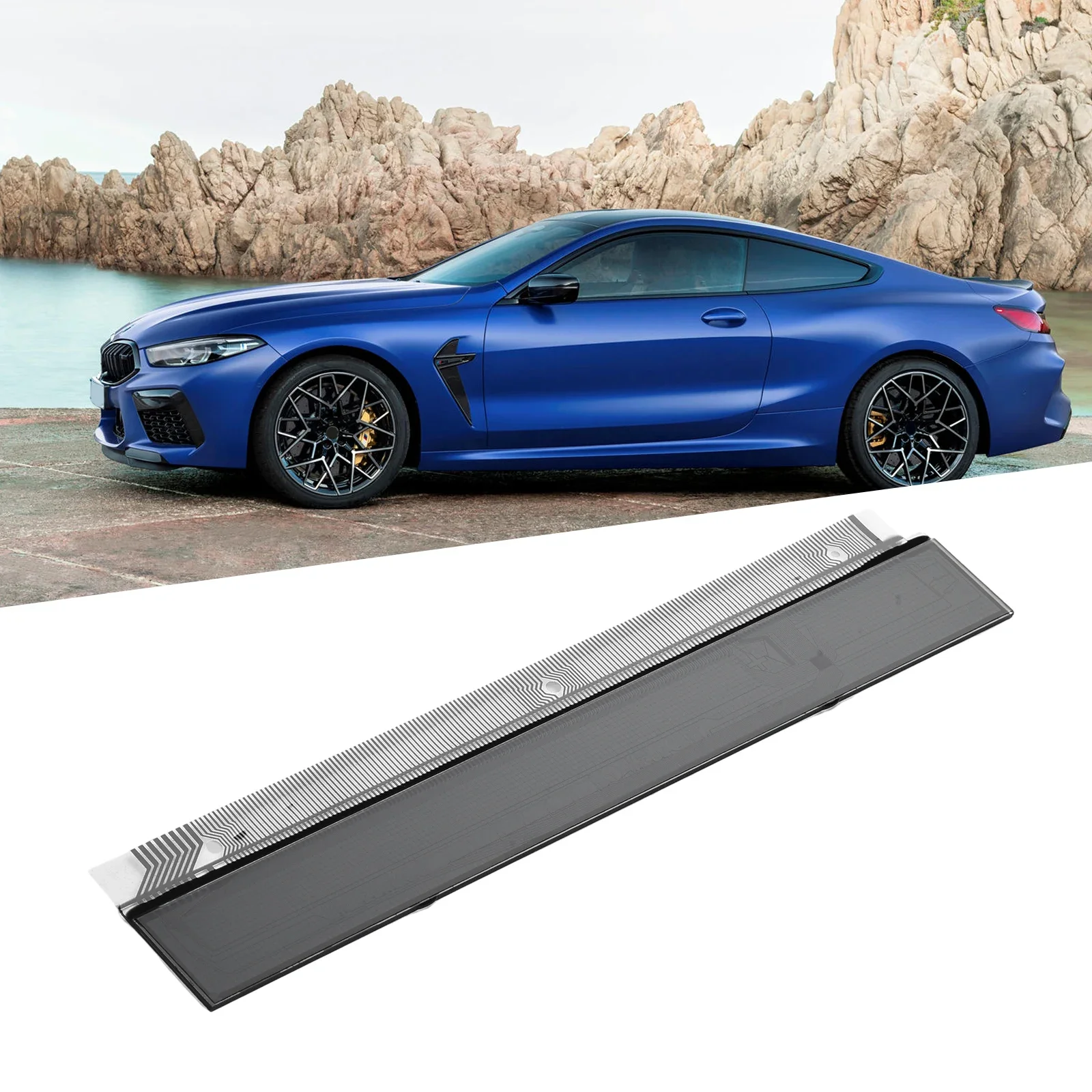 

Ремонт автомобильного пикселя ЖК-дисплея, кабель, простая установка, внутренняя отделка автомобиля для BMW- E31 8-Series Борг-18 кнопка-OBC