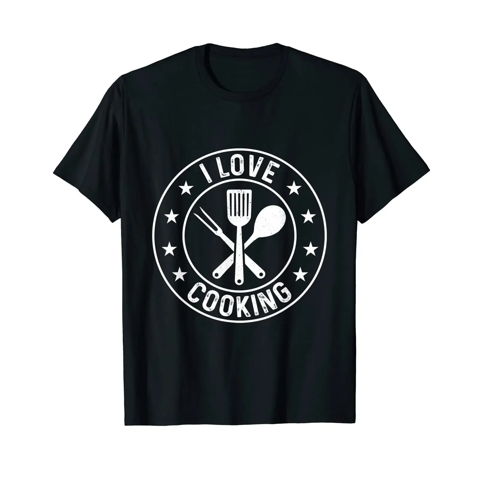 I Love Cooking Culinary Chef Quotes Accessory T Shirt black vintage Washed fashion Breathable Stretched Versatile homme