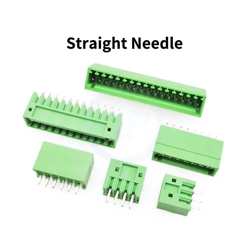(10 pcs) 2EDGV 2EDGR 2.5mm Straight Pin / Right Angle 15EDGV / R 2.5 Small Pitch PCB Soldering Terminal Miniature Solder Board