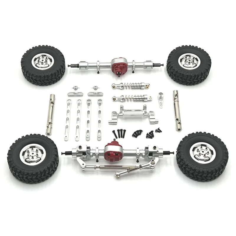 Kit de metal adecuado para piezas de repuesto de chasis de coche teledirigido MN modelo MN82 82s 82pro LC79 MN78, modificación optimizada de piezas vulnerables