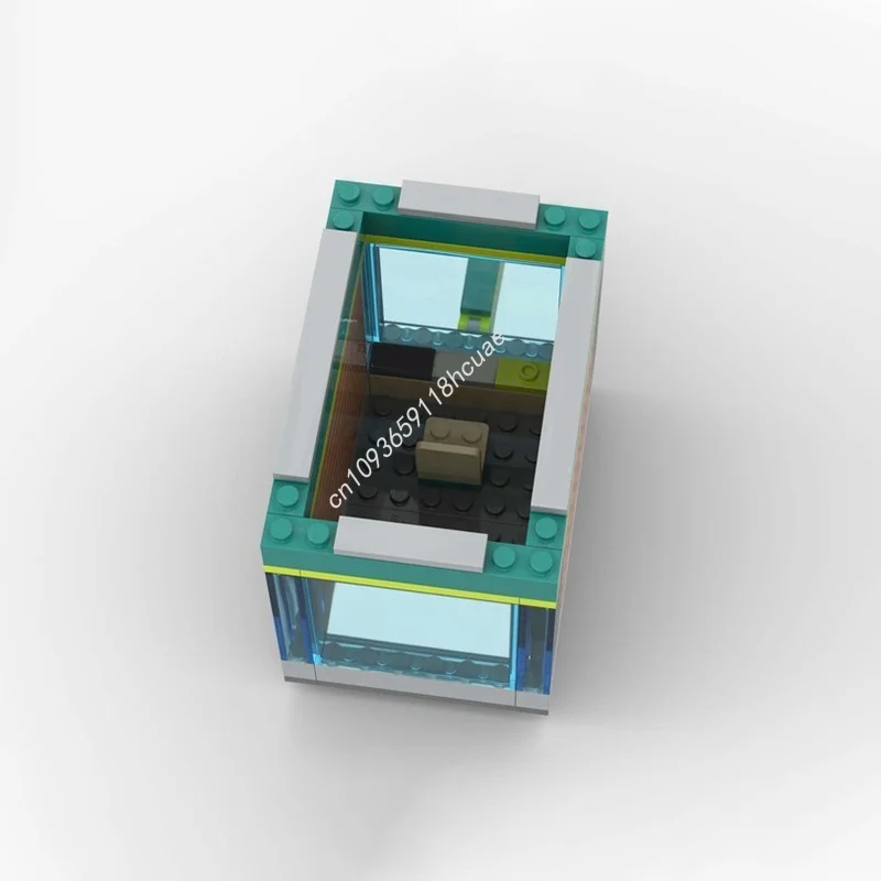 934pcs MOC Modulair Treinstation Stad Treinen Model Gebouw Kerstcadeaus Blokken Speelgoed Bouw Monteren Idee Baksteen Kinderen