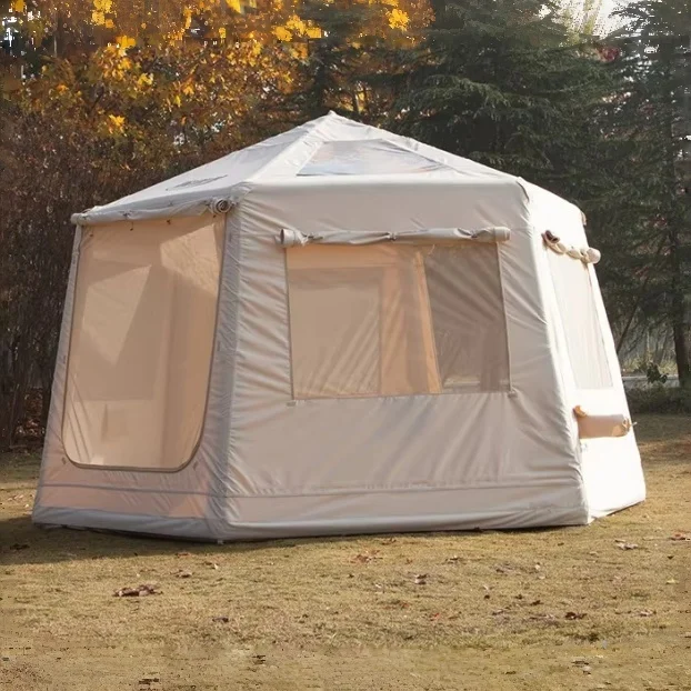 Outdoor Inflatable Tent Lightweight And Waterproof Quick Setup Shelter For Family Camping