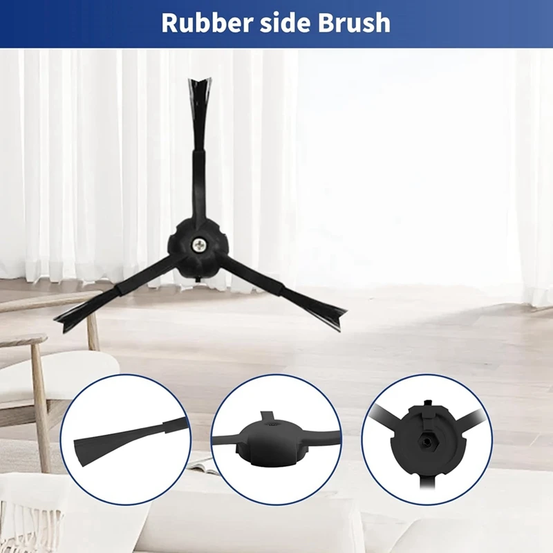 HEET! Vervanging van de rolzijborstel voor Roborock S7, S7+, S7 Maxv, S7 Maxv Plus, Q7, Q7+, Q7 Max, Q7 Max Plus, Q Revo-accessoires