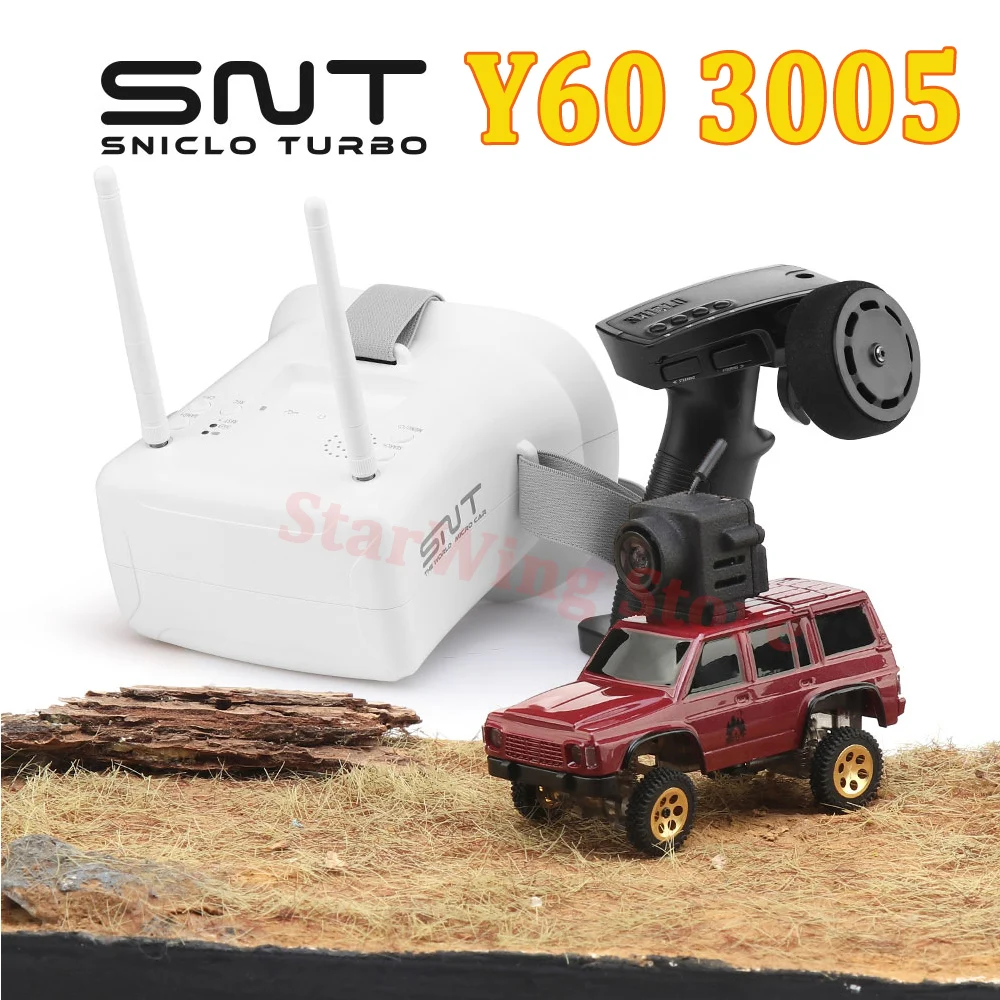 

SNT Y60 3005 1:64 Patro Off-Road Micro FPV Car with Goggles 4WD RC Car Simulation Drift Climbing Truck Remote Control Car