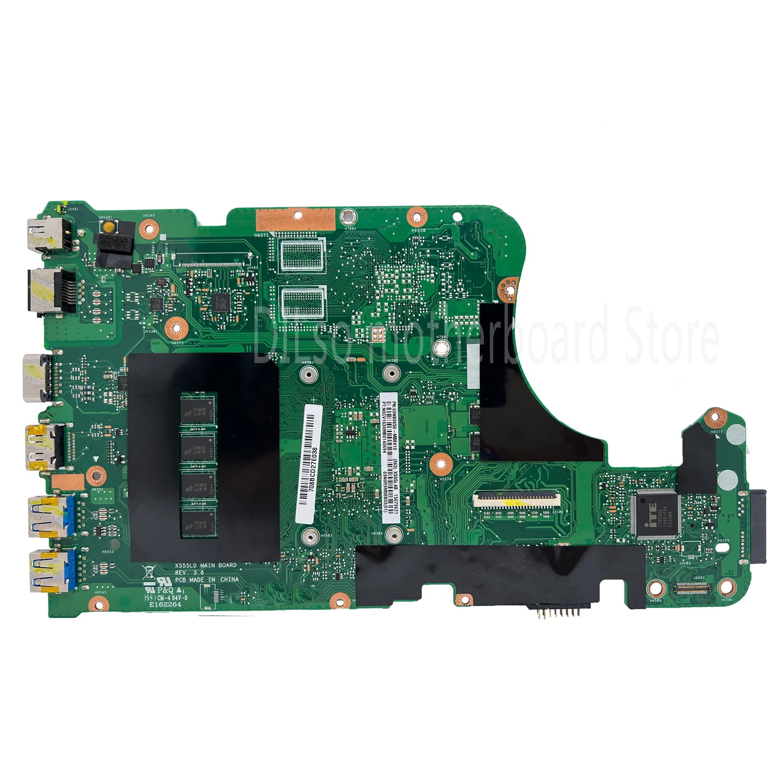 Imagem -04 - Placa-mãe Portátil para Asus Kefu X555la X555ln X555ld X555lab X555lj X555lf Mainboard do Portátil 4gb Ram i3 i5 i7 4th 5th Gen ok