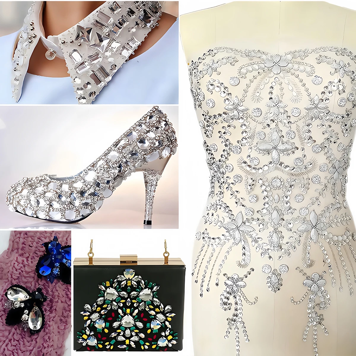 S Shape Sew On Rhinestone Crys – Wedding Vendor recenzja i cena