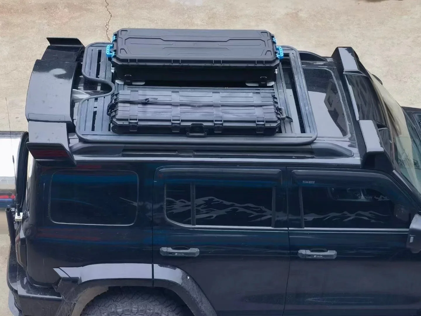 Universal Top Car Roof Rack Luggage Bag Storage Roof Box Cargo Box Boxes 4X4 PICKUPS OFFROAD