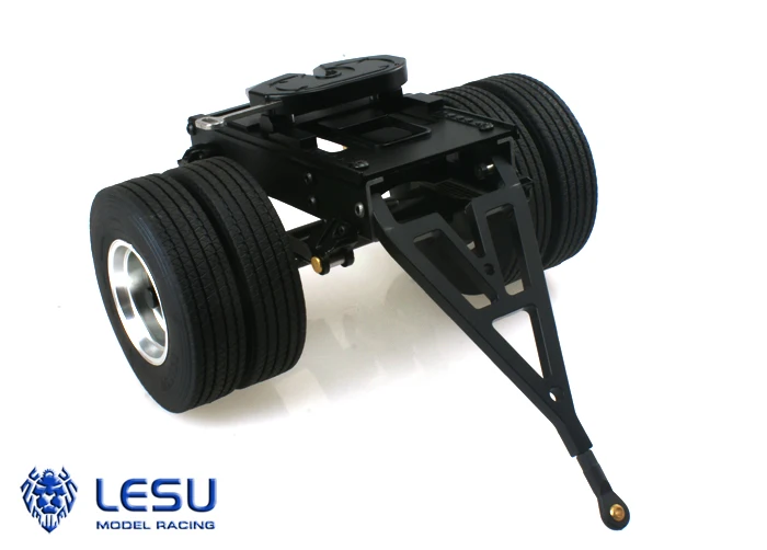 LESU 1/14 LKW Muldenkipper Installations-Transfer-Traktor-Anhänger-Modell – Detail 1