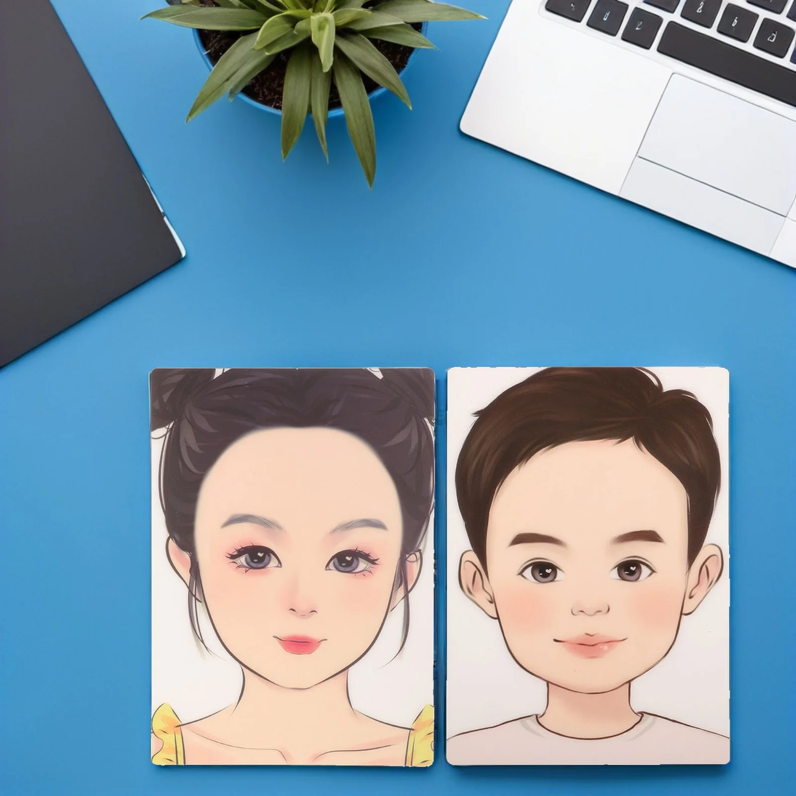 

2 pcs Reusable Silicone Face Painting Practice Board For Kids Washable Facial Painting Template Eyelash Eyeshadow Training Tool