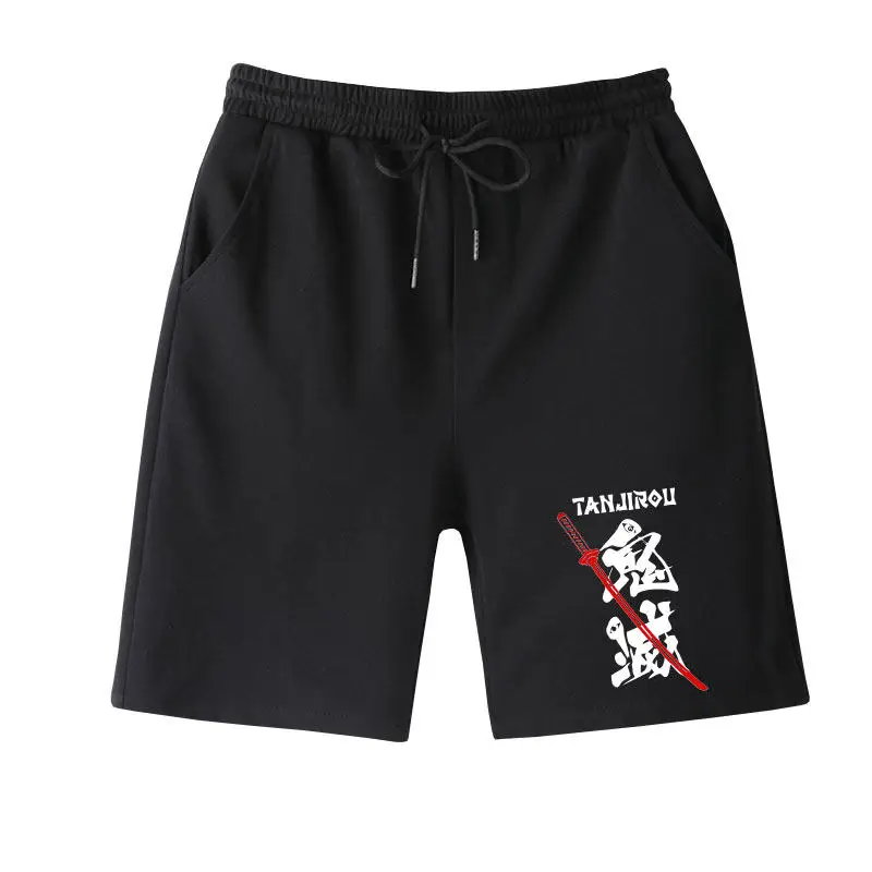 

Японское аниме "Demon Slayer" - товары, связанные с персонажем Ичиро Танджиро - короткие штаны для лета, подходят для студентов, повседневные шорты.