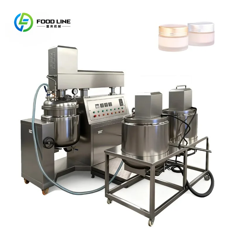 Customized Automatic 100L High Shear Cream Mixing Vacuum Toothpaste Homogenizer Mixer Emulsifier