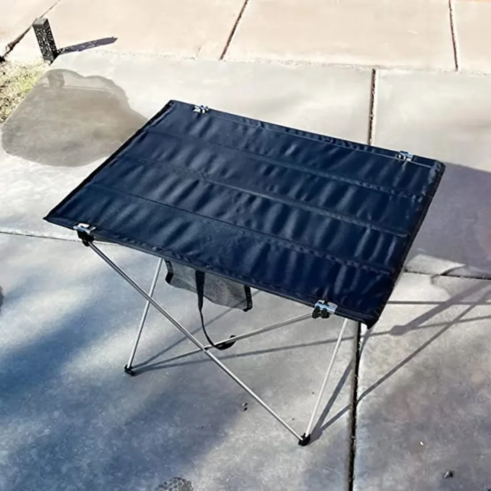 Mesa  Camping plegable portátil ultraligera, mesas enrollables compactas con bolsa  transporte para acampar al aire libre, senri
