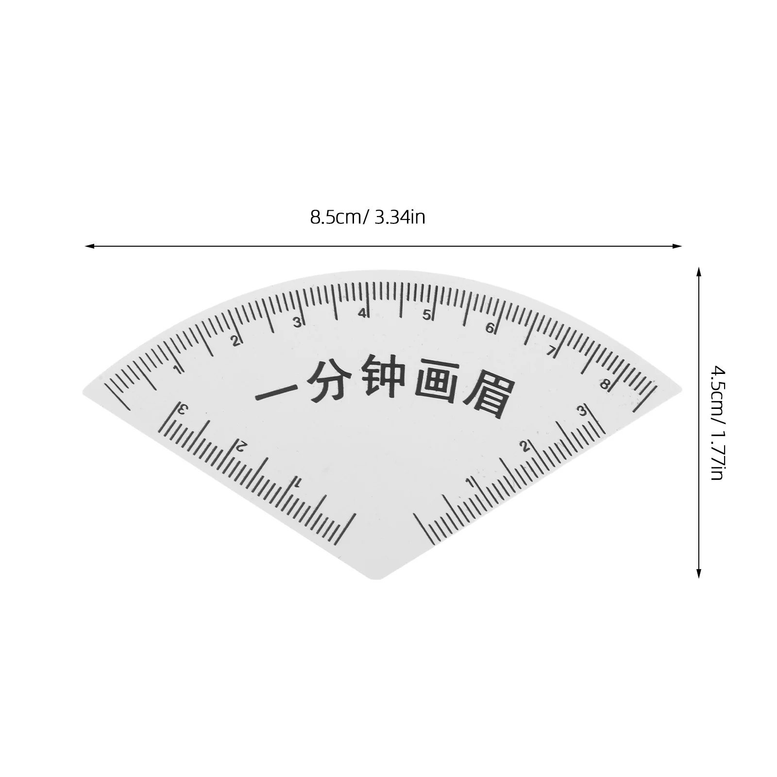2 Stuks Wenkbrauw Tekening Liniaal Stencil Tool Precisie Vormgeven Gids Draagbare Pvc Make-Up Mapping Accessoires Wenkbrauw Tool