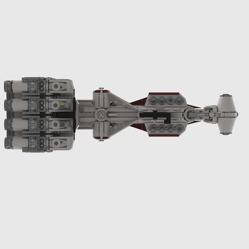 أفلام النجوم العسكرية نموذج MOC قوالب بناء CR90 ضوء الفرقاطة وحدات التكنولوجيا الهدايا عطلة تجميع ألعاب أطفال البدلة