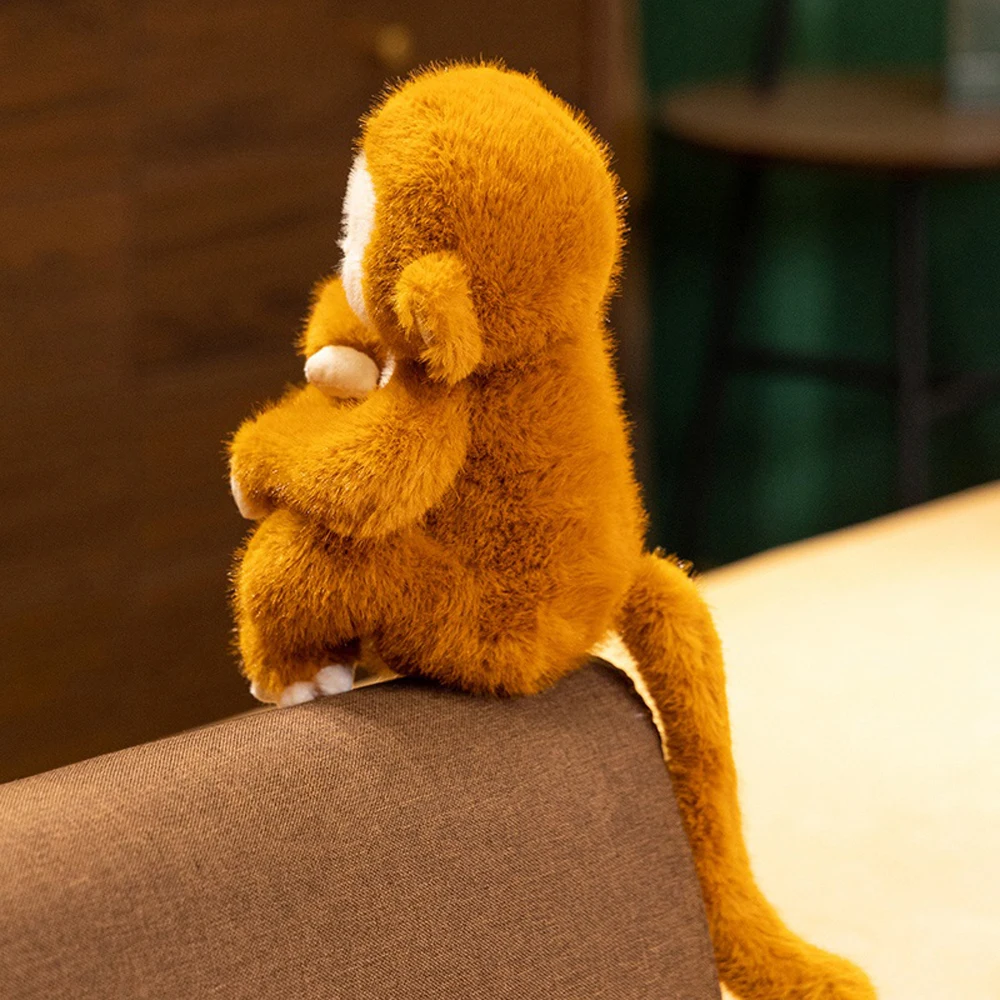 20 cm Kawaii Golden Monkey Plüschtiere Kuschelige Affe Stofftier Simulierte Wildtiere Weiche Puppen Zoo Plüschtier Lustige Souvenirs