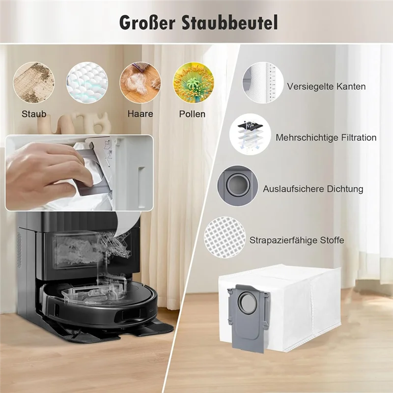 -A89Z For Roborock QV 35S/QV 35A Robot Vacuum Cleaner Accessory Set Replacement Parts Included