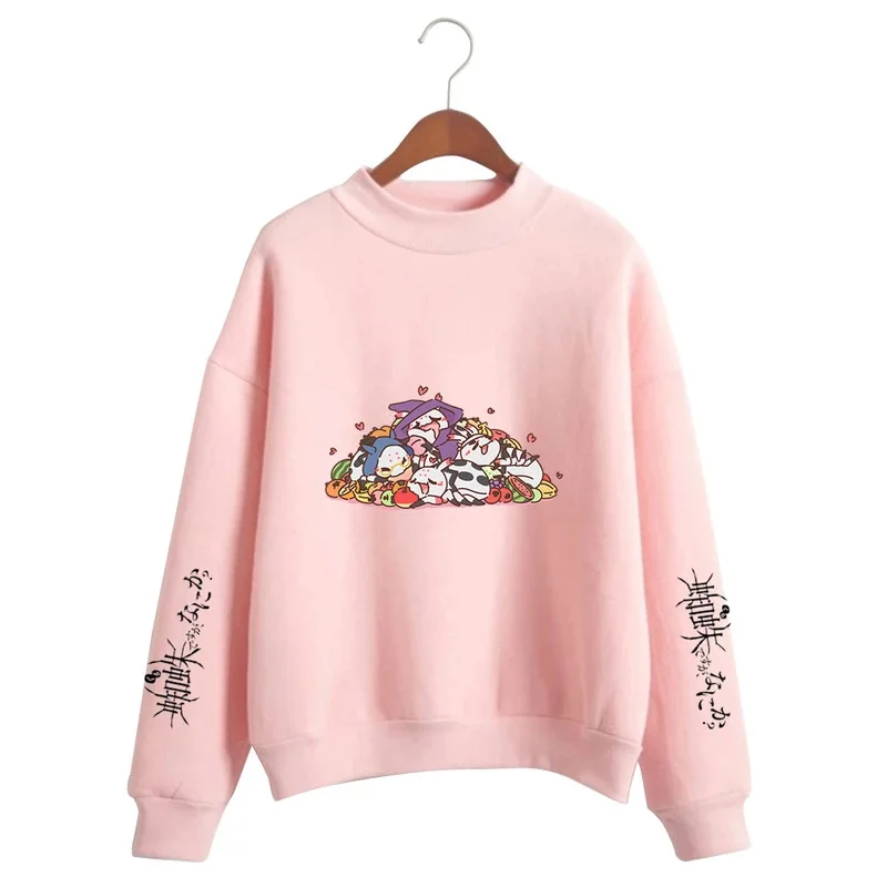 2022 So I'm a Spider, So What? Komoko Anime It's Cloudy, What's Up? Men's Turtleneck Sweaters Pullovers Casual Tracksuit Clothes