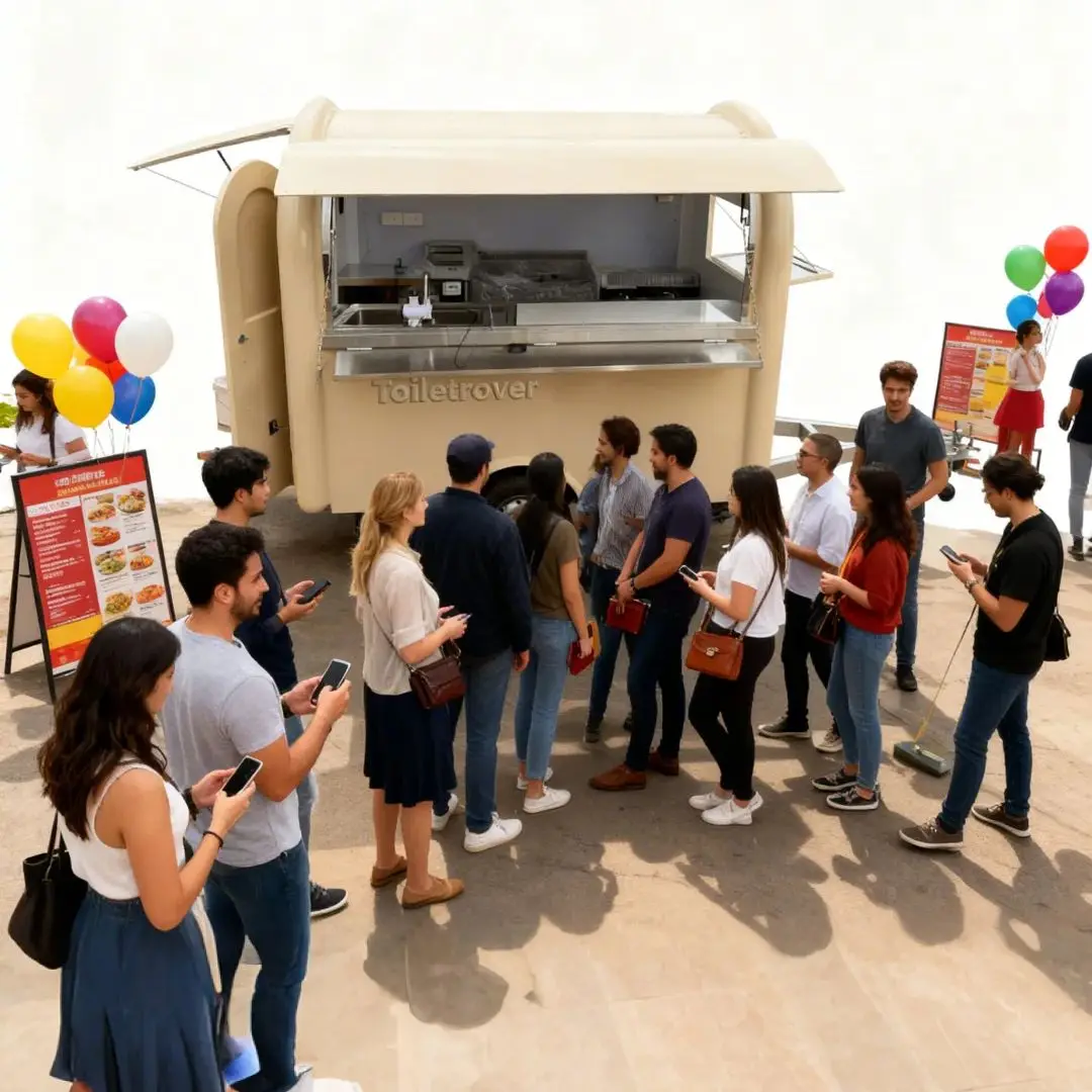 شاحنة طعام متنقلة للبيع مقطورة طعام الشارع مع معدات مطبخ كاملة وشحن سريع