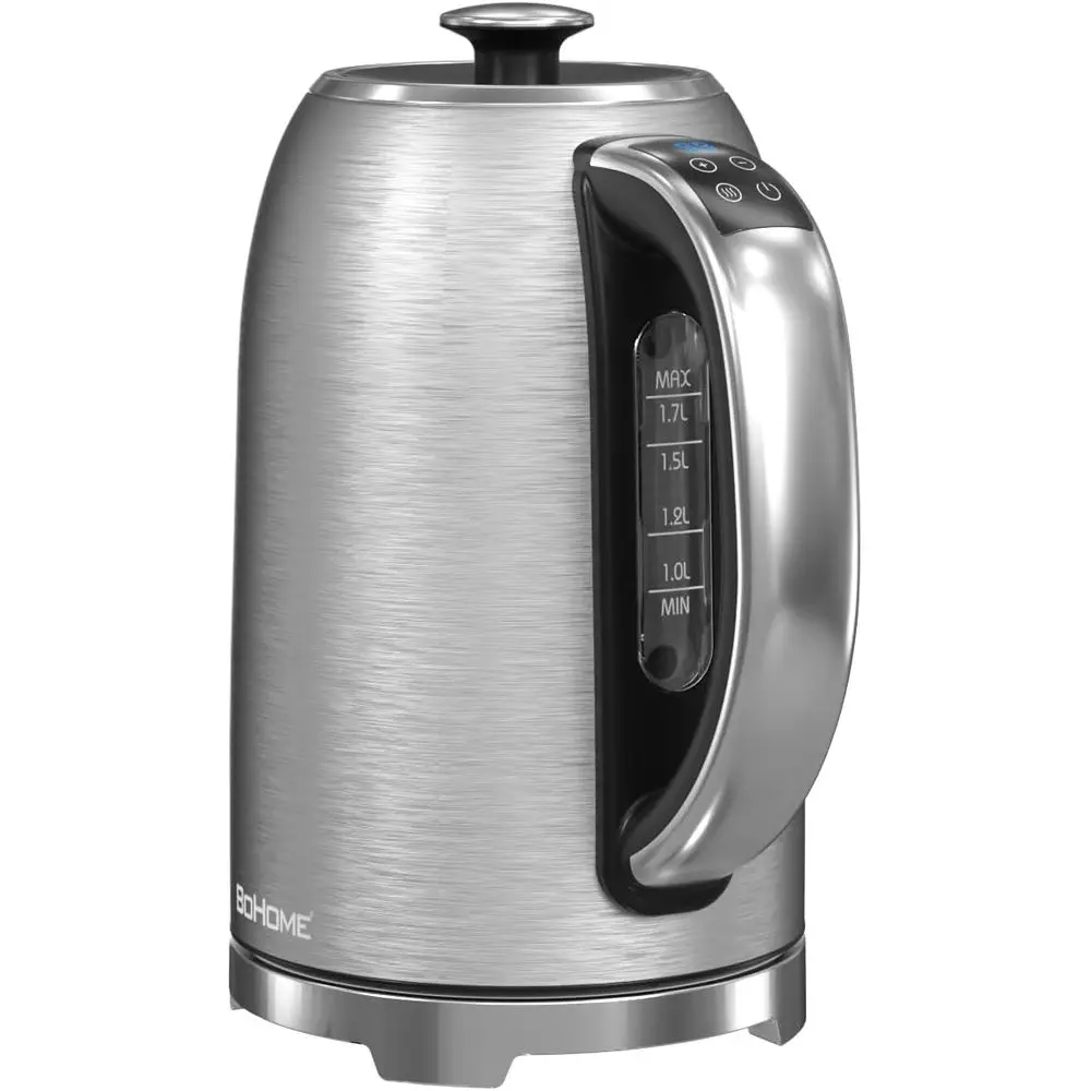 

1.7L 1500W Stainless Steel Digital Touch Panel Electric Kettle with Keep Warm and Auto Shutoff for Coffee & Tea