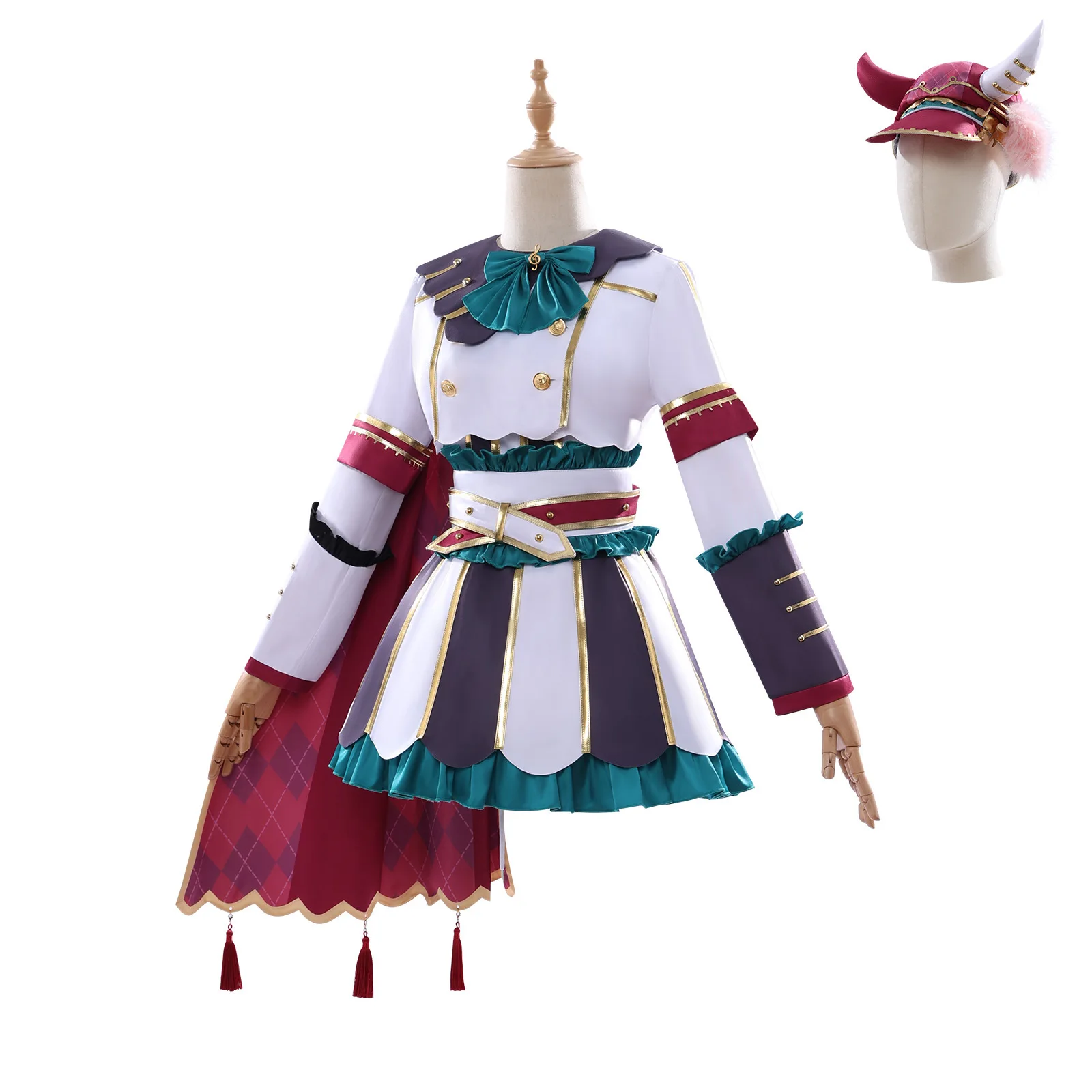 

Umamusume: Pretty Derby Marcello Cosplay Costume Women Dress Anime Outfit Halloween Carnival AniMuse