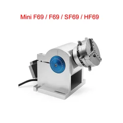 Professional LY 69 Series Ring Jewelry Rotary Axis With Spring Clamp Jig For Fiber Laser Carving Marking Engraving Machine Use