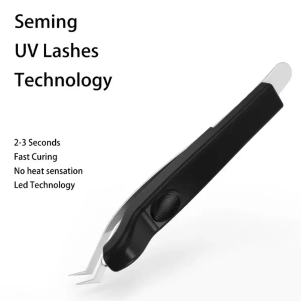 Mini Lamp UV Curing Lash Tweezer Lamp Rechargeable Mini Size Curing Lamp Fast Curing Wireless Handheld UV LED Lamp Salon Use