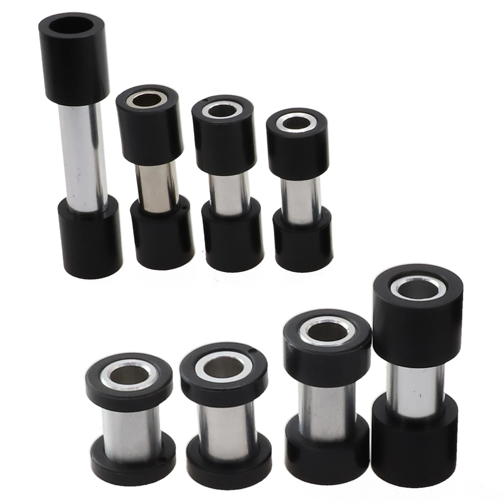 MTB Bicycle Shock Bushing Soft Tail Rear Shock Hardware Aluminum Tube Suspension Bushes Absorber Rear Bile Bushing Installation