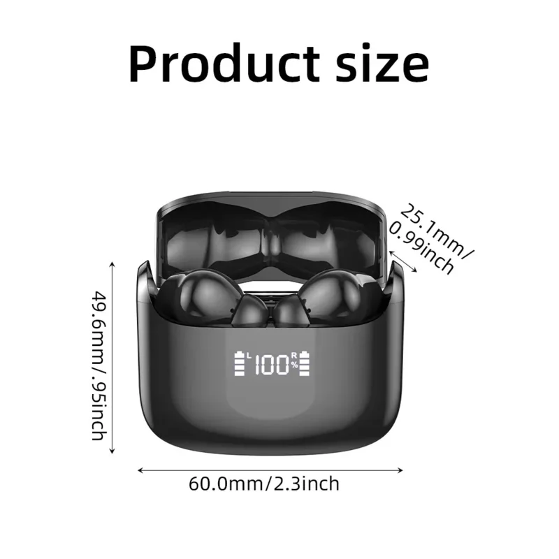 TWS Wireless Earbuds in-Ear Detection Headphones Noise Cancelling Stereo Earphones