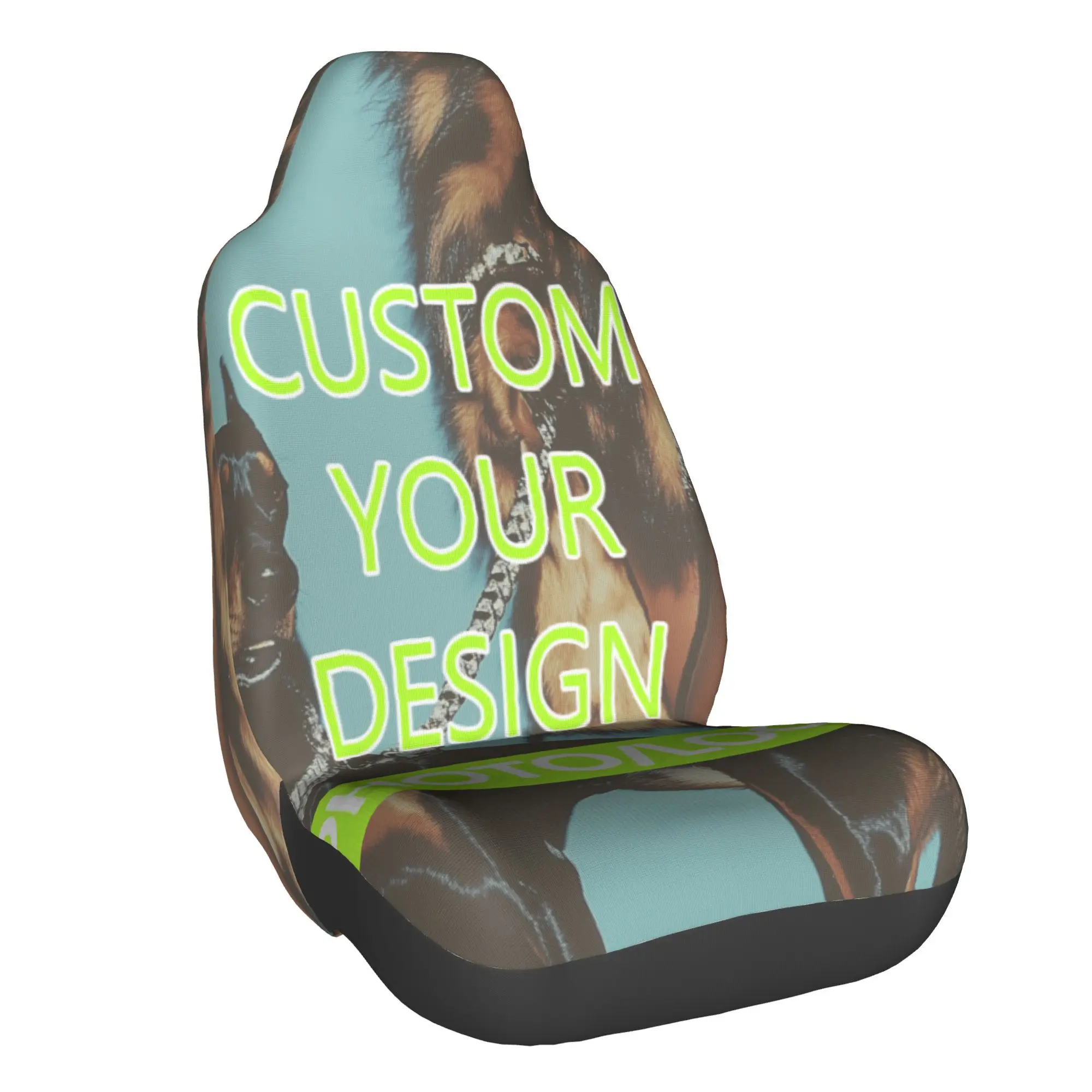 

Seat Covers - Personalized Text//Design, Non-Slip Seat Cushions With Headrest, Compatible With Most Cars, SUVs, Trucks - Heavy-D