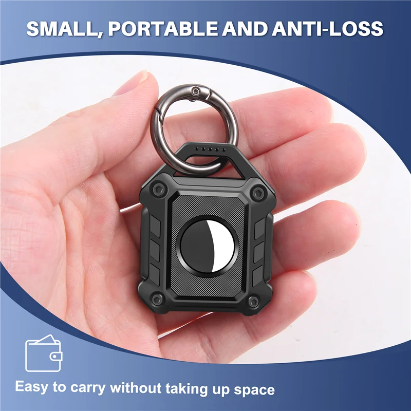 

A08E-2 Pack Keychain Holder Case For Airtags , For Luggage, Keys, Bags, Dog Pet Collar