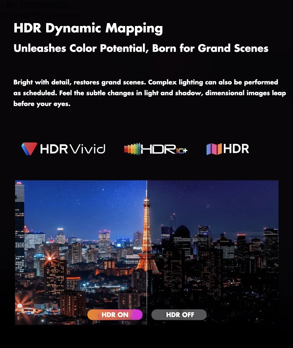 2025 New Design Dangbei S7 Ultra Max RGB Proyector VisionAI Pro 5800 CVIA Lumens Dolby Audio HDR10 4K DLP Smart Projector - view 5