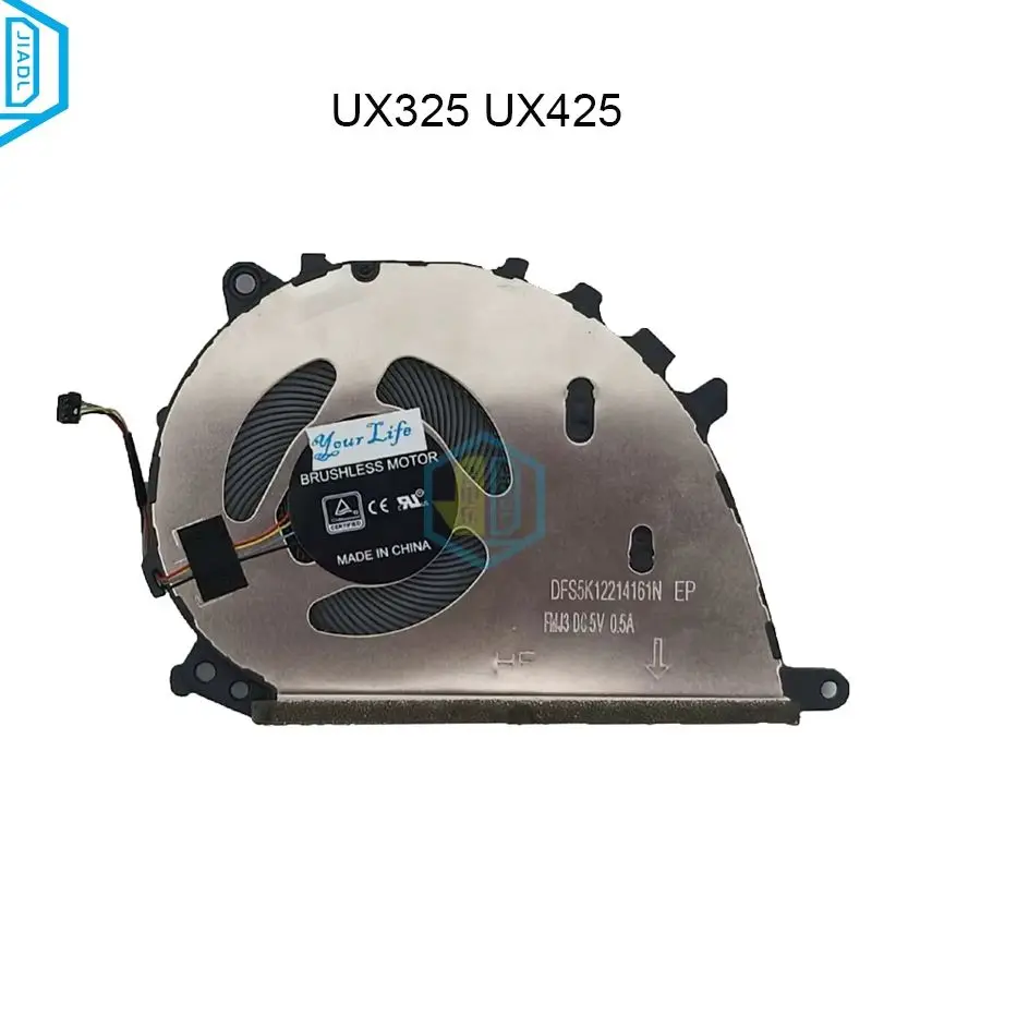 Laptop PC Parts Notebook CPU Cooler Cooling Fans For ASUS Zenbook 13 UX325 UM325S 14 UX425 UM425 13NB0QY0T02011 DFS5K12214161N