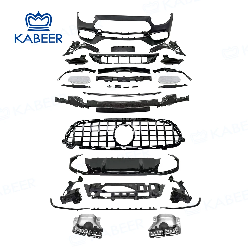 

Kabeer Automobile Accessories Body Kit for Mercedes E Class 2021-2023 E63 Look for W213 E200 E300 Body Kits AMG/GT/E63S