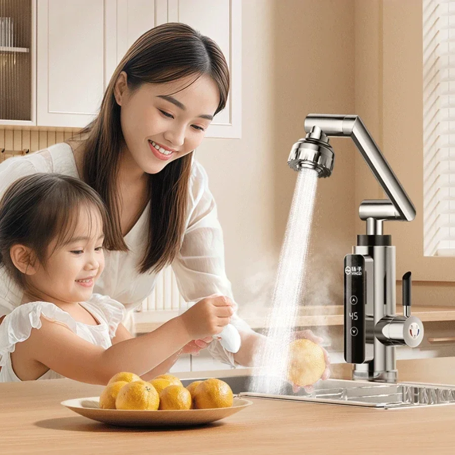 Instant electric faucet constant temperature tap water fast electric heating household water heater kitchen treasure