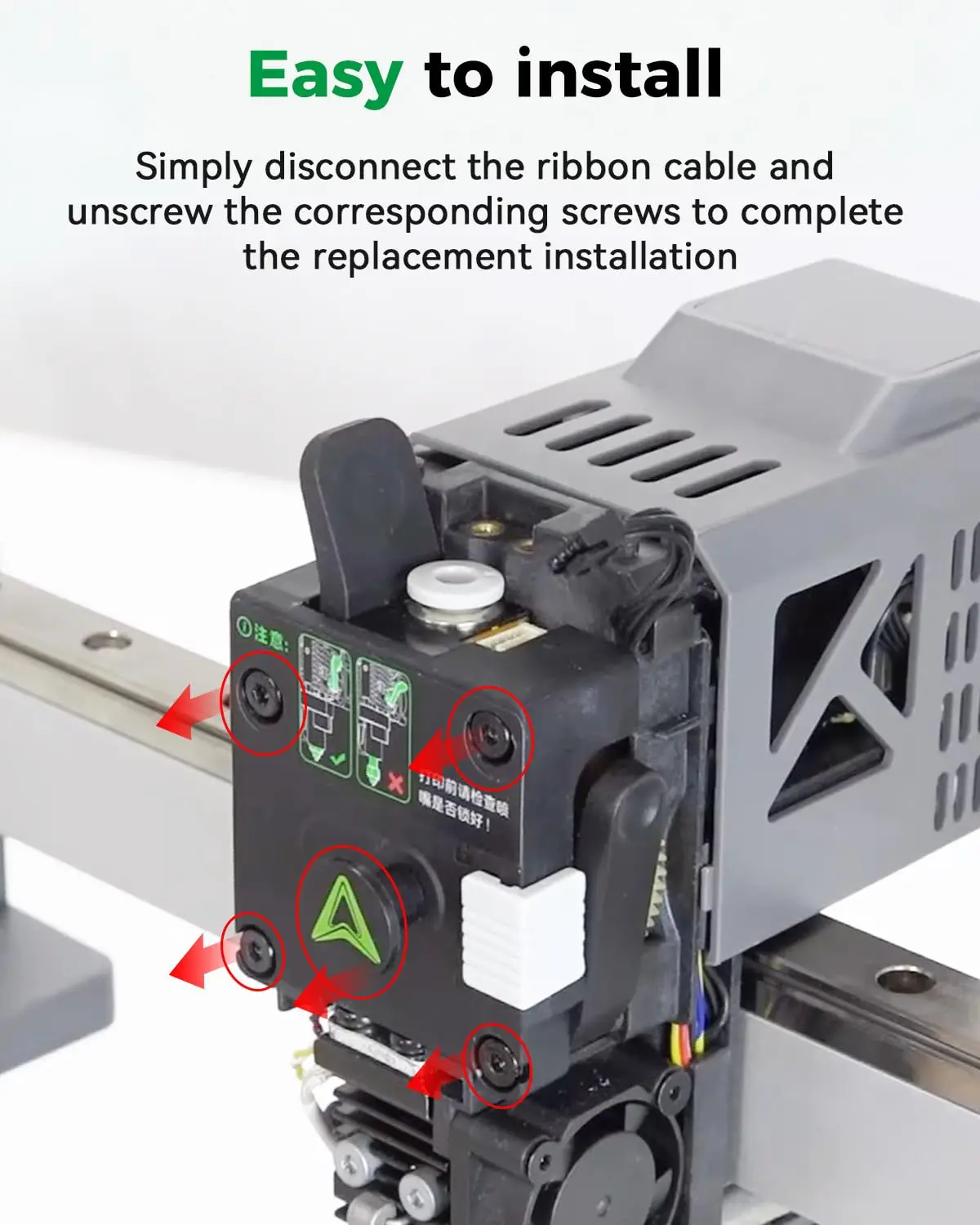 Creality Original Ender 3 V4 Extrusion Kit Dual Drive Short Range Extruder Filament Sensor 80N Anti-Clog 3D Printer Accesoires