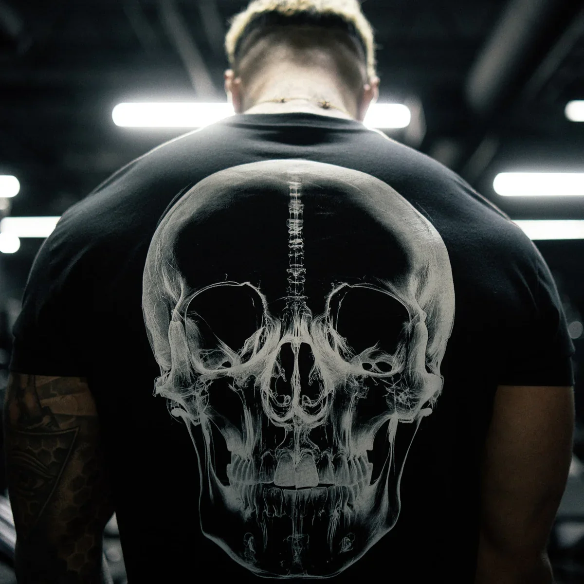 Hip Hop Gym Oversized Men Loose Fitness T Shirt Fashion Running T-shirts Sports Short Sleeve Cotton Casual Bodybuilding Tee Tops
