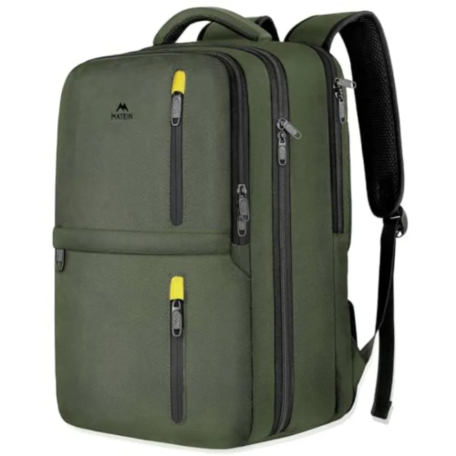 

Extra 45L Travel Backpack, Airline Approved Carry on Backpack with USB Port and Shoe Compartment, Water Resistant Luggage Colle