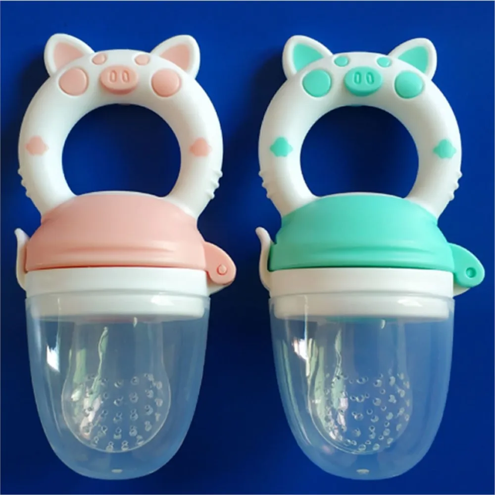 Baby Fruit Food Bite Feeder Toddler Eat Extractor Pacifier Auxiliary Food Molars Gum Newborn Soonther Pacifiers Cartoon